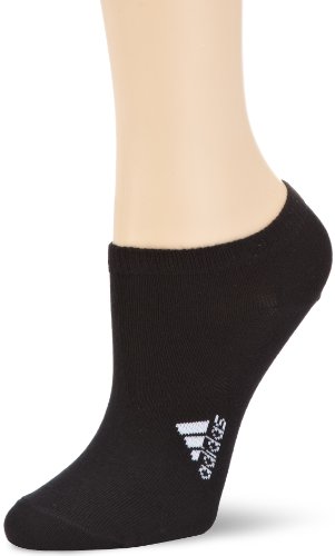 adidas Sneaker Socken Liner Plain T 3PP, Black/White, 43/46, Z26008