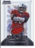 2006 Bowman Sterling #DB1 Derrick Burgess JSY - Oakland Raiders (Piece of Authentic Game-Worn Jersey ) (Football Cards)