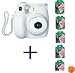 Fujifilm INSTAX MINI 7S Camera and Film Kit (White) with 5 Twin Packs of MINI INSTAX Film