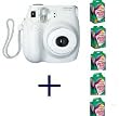 Fujifilm INSTAX MINI 7S Camera and Film Kit (White) with 5 Twin Packs of MINI INSTAX Film