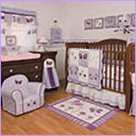 Kids Line Lilac Garden - Drapes: 1 Pair