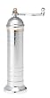 Pepper Mill Imports, Atlas 8" Chrome Plated Brass Salt Mill