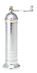 Pepper Mill Imports, Atlas 8" Chrome Plated Brass Salt Mill