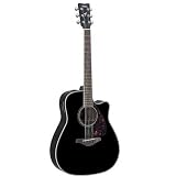 Yamaha FGX720SC Black Acoustic Guitar - Yamaha FGX720SCBL
