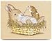 Bunny Boo Boo Wood Mounted Rubber Stamp