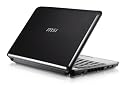 MSI Wind U100-053US 10-Inch Mini Laptop (1.6 GHz Intel Atom Processor, 1 GB RAM, 80 GB Hard Drive, XP Home, 6 Cell Battery) Black