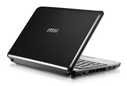 MSI Wind U100-053US 10-Inch Mini Laptop  (1.6 GHz Intel Atom Processor, 1 GB RAM, 80 GB Hard Drive, XP Home, 6 Cell Battery) Black
