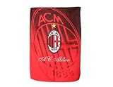 100% Cotton AC Milan Football Club Design Towel (Red)