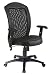 Screen Back Leather Chair By Office Star