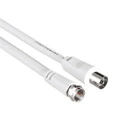 Hama Antennenkabel F-Stecker -  Koax-Kupplung, 5 m