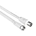 Hama Antennenkabel F-Stecker -  Koax-Kupplung, 5 m