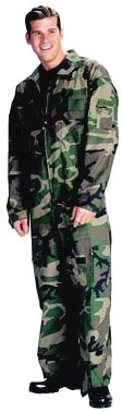 7003 Woodland Camo Flightsuit (X-Large)