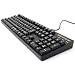 メカニカルキーボード 独CherryMX茶軸採用 日本語108キー EZ-KB108C02-BK