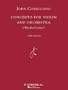 CONCERTO FOR VIOLIN AND ORCHESTRA (""THE RED VIOLIN""): FOR VIOLIN AND PIANO REDUCTION
