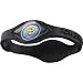 Power Balance Bracelet Black / White Letters Size Large