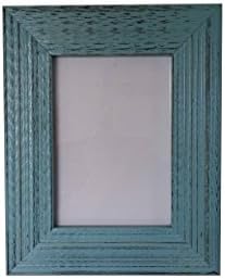 Wooden Rustic Picture Frame (11x14, Sky Blue)