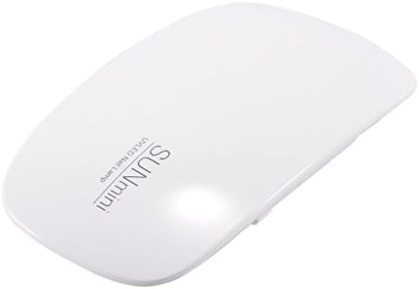 Doffx SUNmini 6W LED UV Nail Dryer Curing Lamp Light Portable for LED UV Gel Nail Polish Nail Art Manicure/Pedicure 2 Timing Setting 45s/60s - White