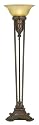 Fleur-De-Lis Torchiere Floor Lamp