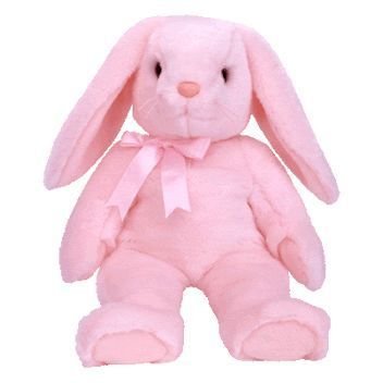 TY Beanie Buddy - HOPPITY the Pink Bunny
