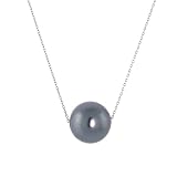 Karat Platinum Grey Shell Pearl Pendant, 18