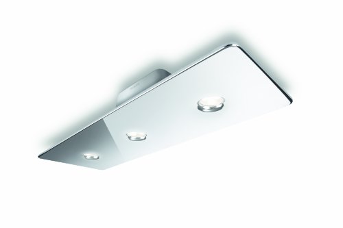 Philips 31606/11/48 Ledino Energy Efficient LED Ceiling Light, Chrome