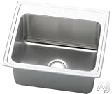 Elkay PLA2522120 Pursuit Self-Rimming Stainless Steel 25 22 Laundry Sink PLA2522120 Lustrous Satin
