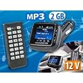 auvisio Bluetooth-Freisprecher & FM-Transmitter mit TFT & Videoplayer