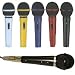 Electronics : 5 COLOUR KARAOKE MICROPHONE SET