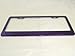 Purple Stainless Steel License Plate Frame