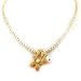 Fantasia Fiori Single Strand Simulated Pearl Necklace