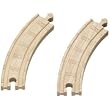 Thomas the Tank Wooden Train Engine - 6.5" Curved Tracks (4 Pieces)