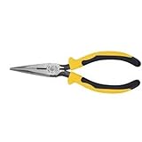 Klein Tools D203-6C Standard Long-Nose Pliers-Side-Cutting with Spring, 6-Inch by Klein [並行輸入品]