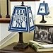 New York Yankees 14-Inch Art Glass Lamp