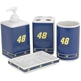Nascar #48 Jimmy Johns Decor Bath Accessories Set
