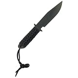 Military Field Knife Fixed Blade Black