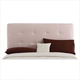 IMAGE OF Double Button Tufted Headboard in Oatmeal Size: King