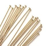14K Gold Filled Head Pins 24 Ga., 2 Inches (10)
