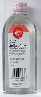 Butter Flavouring - Clear - 8 oz by Wilton