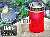 Lunartec Solar-LED-Grablicht mit Dämmerungssensor