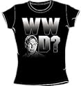 NCIS - WHAT WOULD GIBBS DO Fitted Size Juniors Girly Black T-shirt Tee Shirt