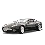Gold Collezione, Aston Martin V12 Vanquish Black 1:18 Bburago Diecast Car Model