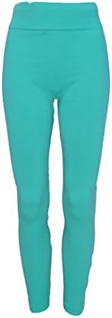Women's Slimming Tummy Control High Waisted Smooth Look Shapewear Leggings (Teal)