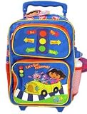 Dora the Explorer & Boots in Car Rolling Backpack Luggage