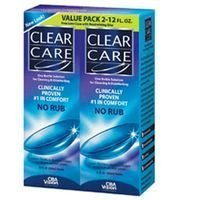 CIBA Vision Clear Care No Rub Cleaning and Disinfecting Solution - 12 Oz / Bottle, 2 / Pack CIBA Vision Clear Care No Rub Cleaning and Disinfecting Solution - 12 Oz / Bottle, 2 / Pack