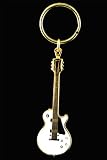 Les Paul Electric Guitar Key Chain - White - B001J1GIB4