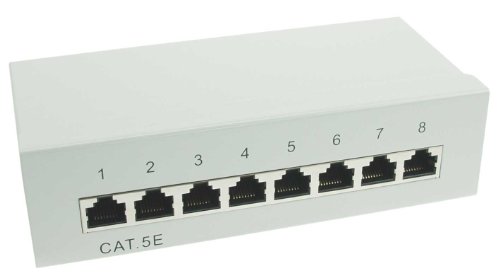 InLine 8-Port Patchfeld grau Preisvergleich