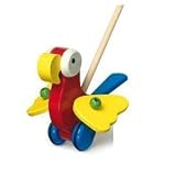 from German Wooden Toys Push-Along Parrot