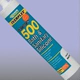 Everbuild 500 Bath & Sanitary Silicone - 310ml White