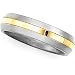 Size 9 -18K Yellow Gold and Titanium Wedding Band Ring
