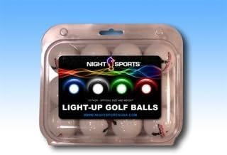 Night Sports Light up Golf Ball 12 Pack Color Green